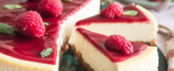Cheesecake framboise pour diabétiques