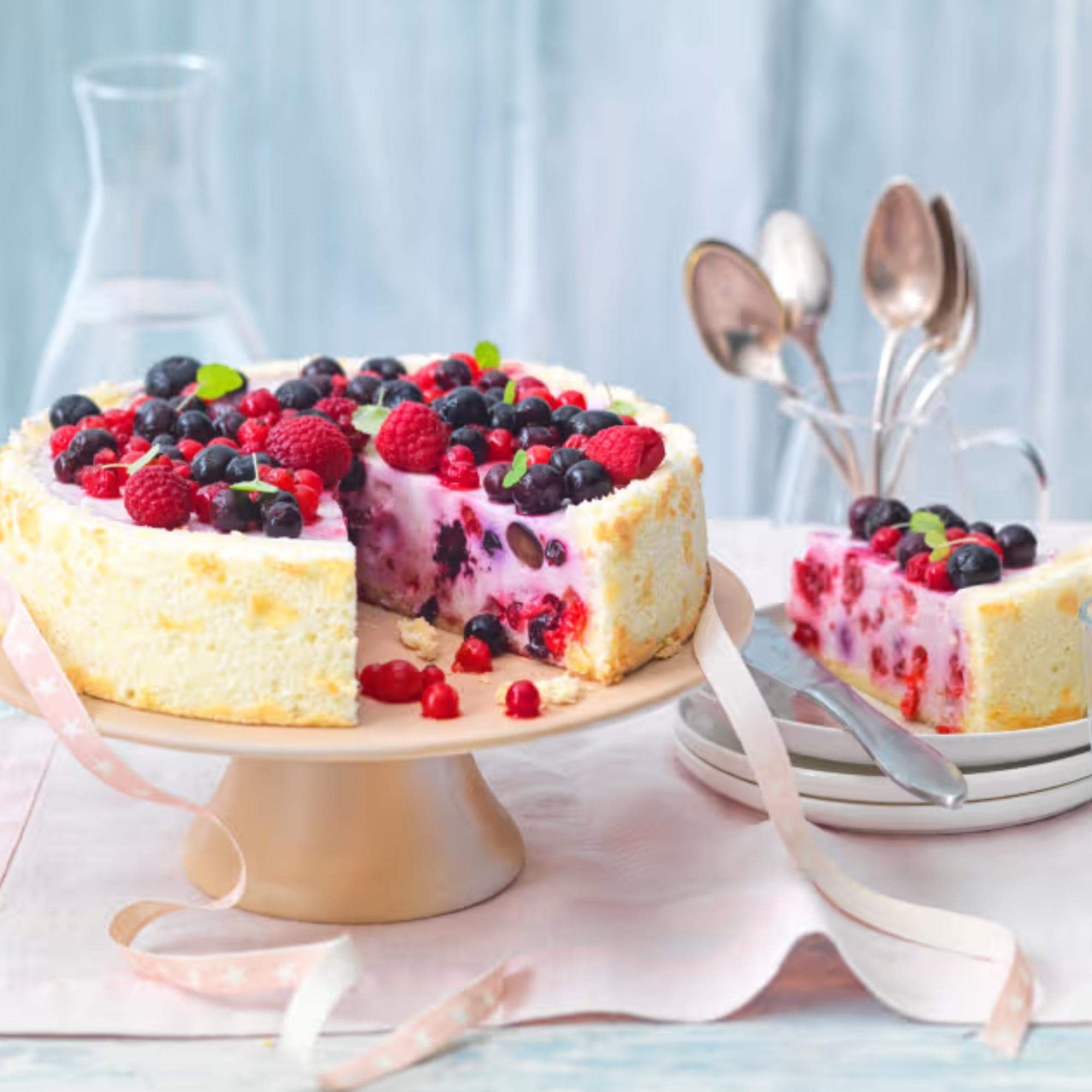 Charlotte aux fruits rouges pour diabétiques